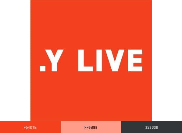Y Live brand color palette