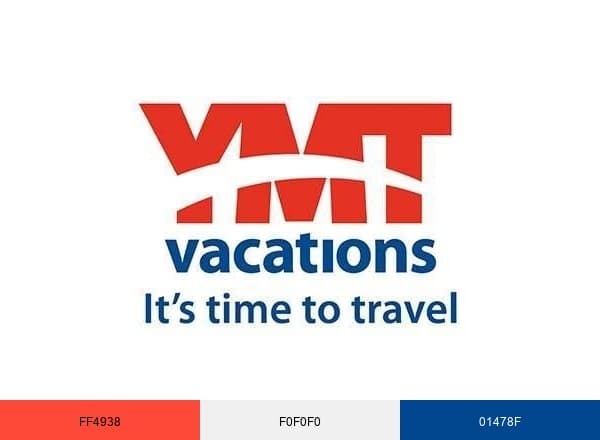 YMT Vacations brand color palette