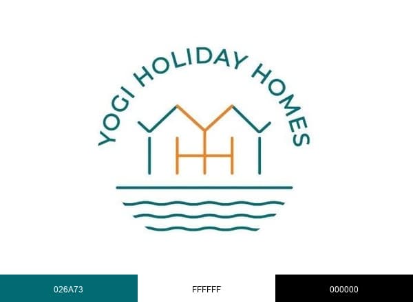 Yogi Holiday Homes brand color palette