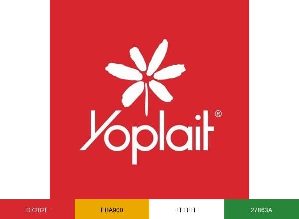 Yoplait brand color palette