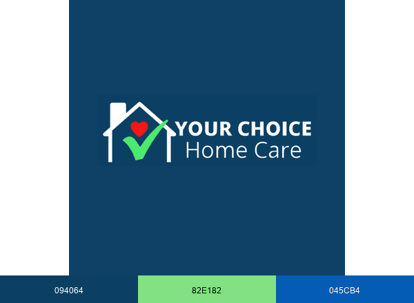 Your Choice Home Care brand color palette