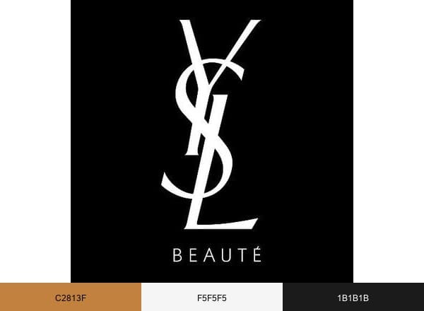 YSL Beauty brand color palette
