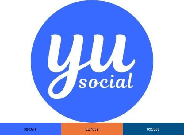 YuSocial brand color palette