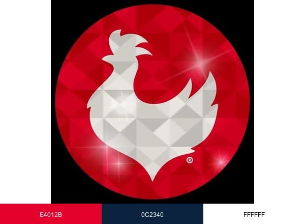 Zaxby's brand color palette
