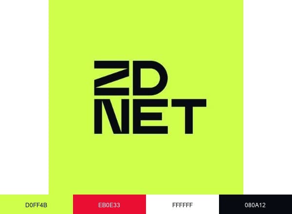ZDNet brand color palette