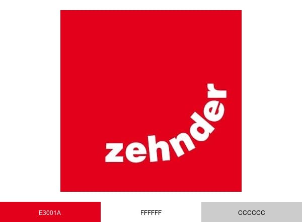 Zehnder Group brand color palette