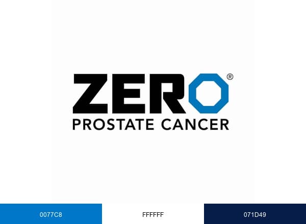 ZERO Prostate Cancer brand color palette