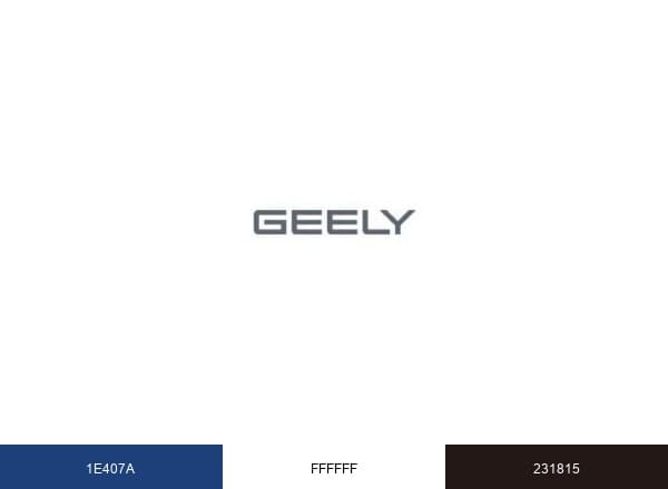 Zhejiang Geely Holding Group brand color palette