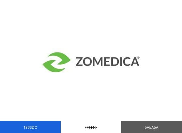 Zomedica brand color palette