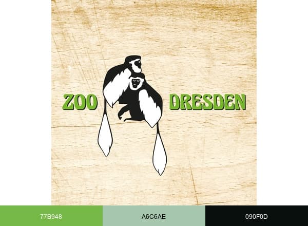 Zoo Dresden brand color palette