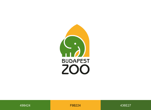 Budapest Zoo & Botanical Garden brand color palette