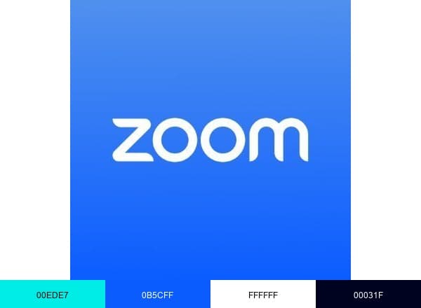Zoom brand color palette
