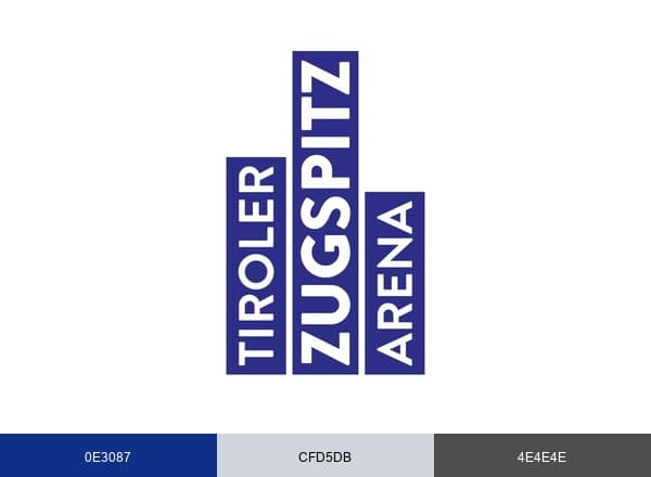 Tiroler Zugspitz Arena brand color palette