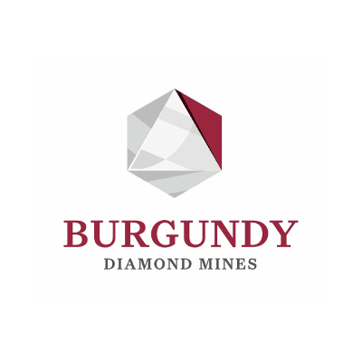 Burgundy Diamond Mines color logo