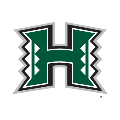 Hawaii Rainbow Warriors and Rainbow Wahine color logo