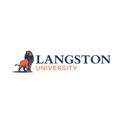 Langston University color logo
