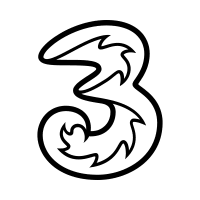 Three UK color logo