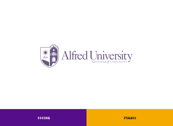 Alfred University brand color palette