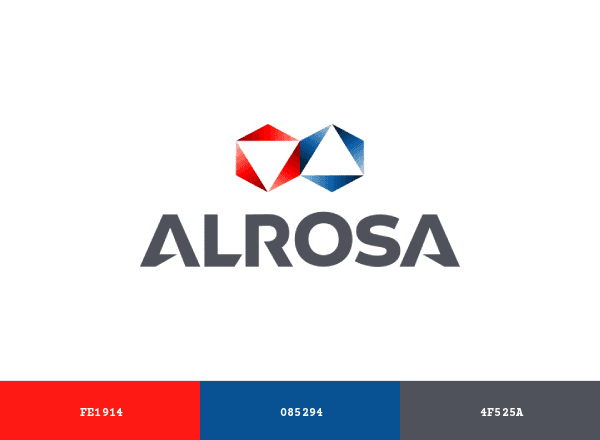 ALROSA brand color palette