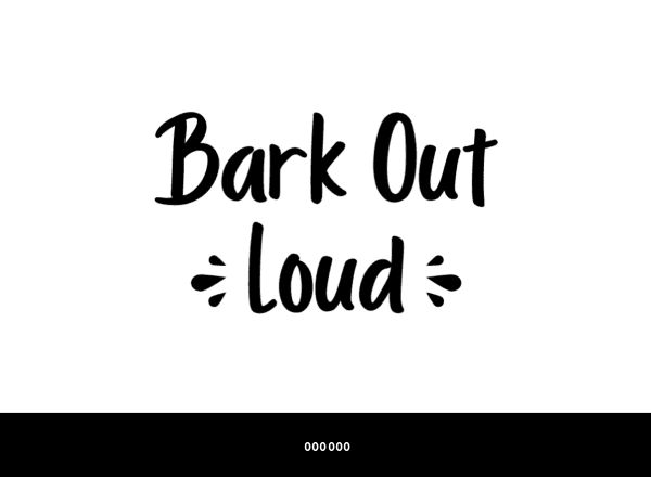 Bark Out Loud brand color palette