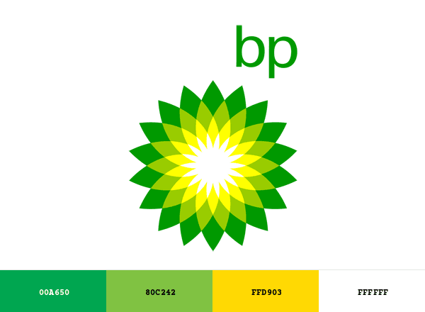 BP Logo brand color palette