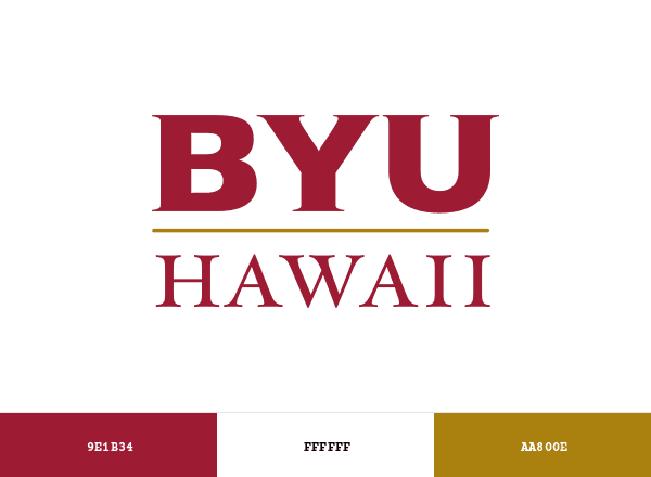 Brigham Young University-Hawaii brand color palette