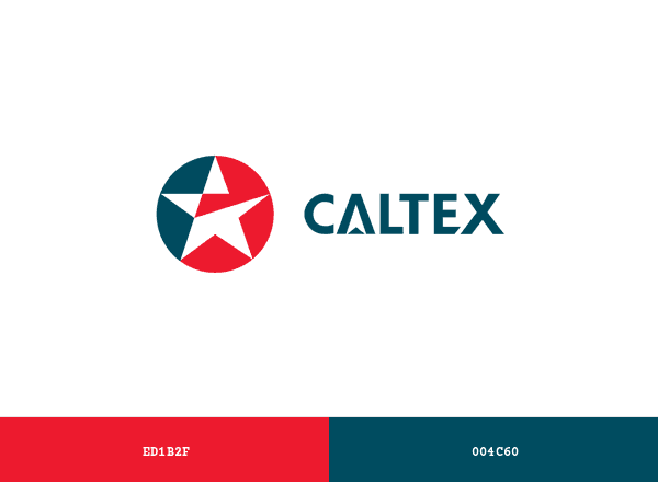 Caltex brand color palette