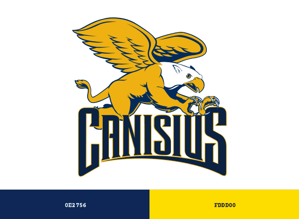 Canisius Golden Griffins brand color palette