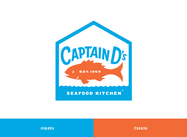 Captain D’s brand color palette