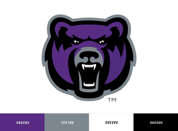 Central Arkansas Bears and Sugar Bears brand color palette