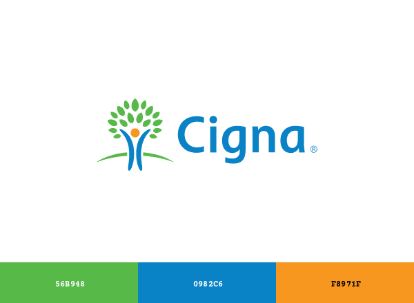 Cigna brand color palette