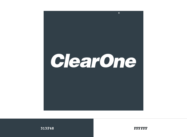 ClearOne brand color palette