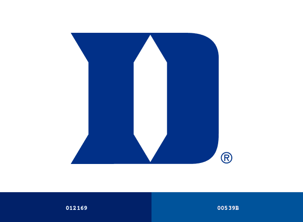 Duke Blue Devils brand color palette