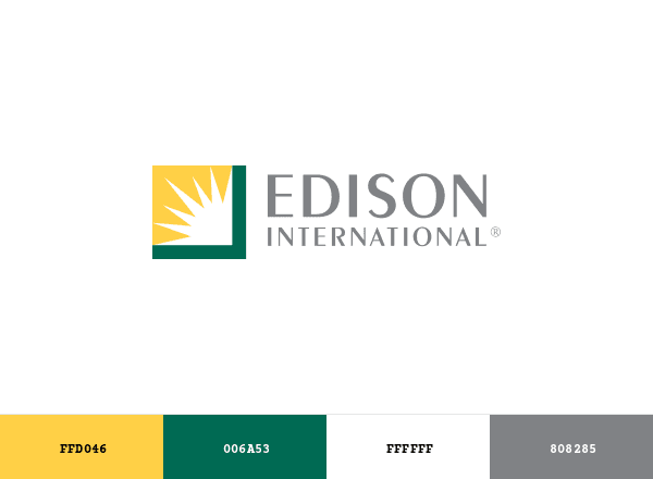 Edison International brand color palette