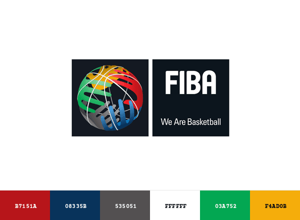 FIBA (International Basketball Federation) brand color palette