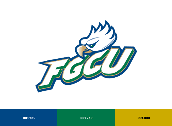 Florida Gulf Coast Eagles brand color palette