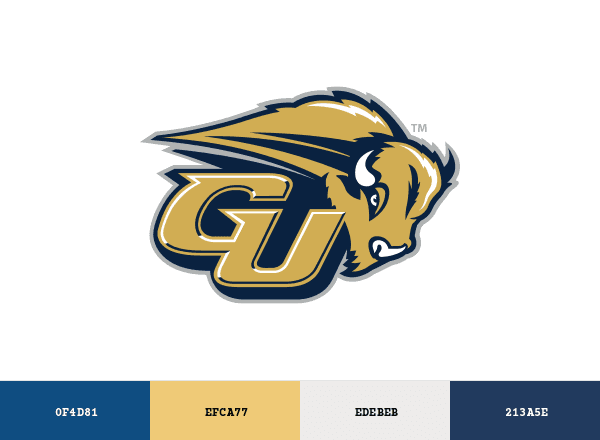 Gallaudet Bison brand color palette