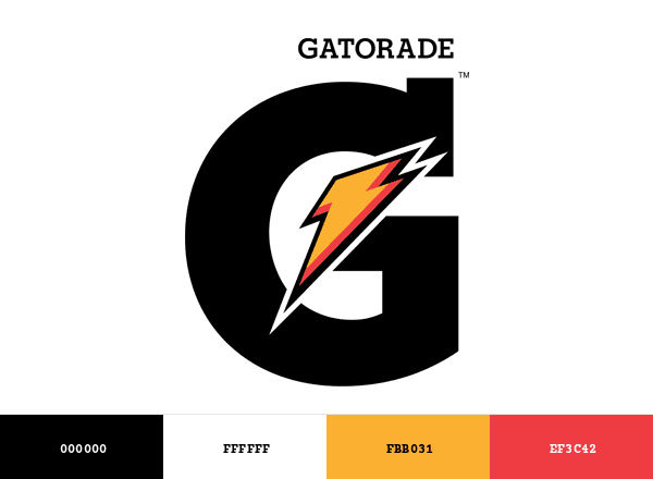Gatorade brand color palette
