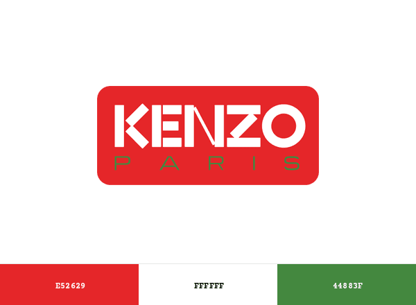 Kenzo brand color palette