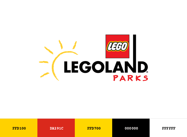 Legoland brand color palette