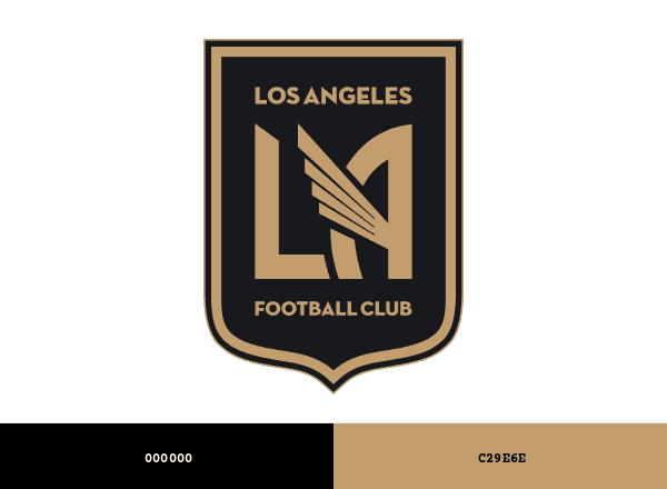 Los Angeles FC brand color palette