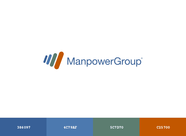 ManpowerGroup brand color palette