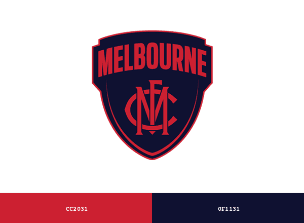 Melbourne Football Club brand color palette