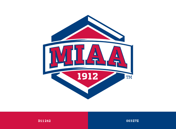 Mid-America Intercollegiate Athletics Association brand color palette
