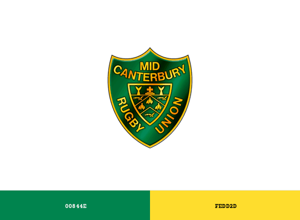 Mid Canterbury Rugby Football Union brand color palette