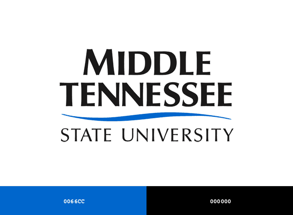 Middle Tennessee State University (MTSU) brand color palette