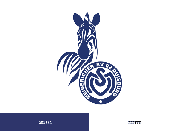 MSV Duisburg brand color palette