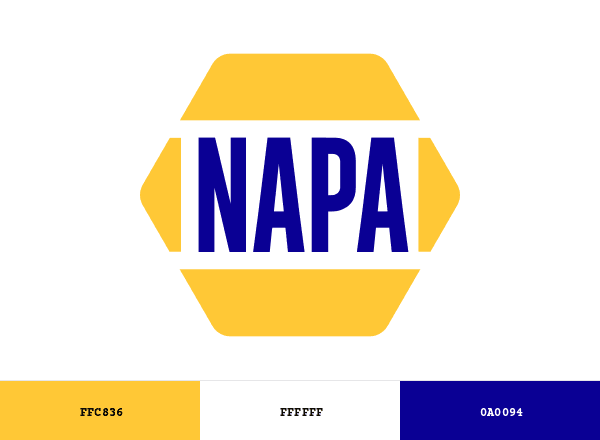 NAPA Auto Parts brand color palette