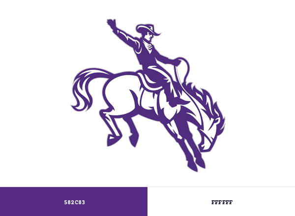 New Mexico Highlands Cowboys and Cowgirls brand color palette