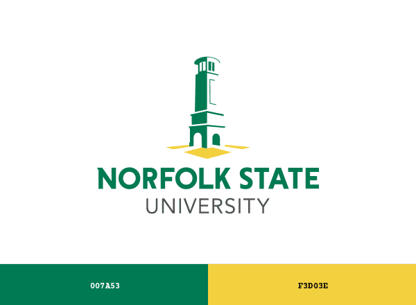 Norfolk State University brand color palette